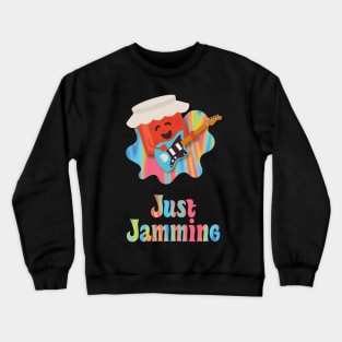 Retro Guitar Player | Vintage Jam | Funny Puns Crewneck Sweatshirt